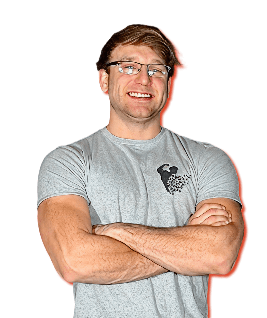 Sam from B4 Fitness with arms crossed